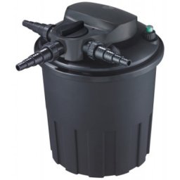 Aqua Nova NBPF kerti tavi szűrők salaktalanító ággal (NBPF-12000 | Ajánlott tó méret: max 12000 l |18 w uv-c | 413 x 413 x 491 mm)