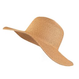 Női nyári szalmakalap – elegáns strandkalap széles karimával