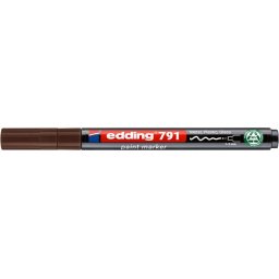 EDDING Lakkmarker, 1-2 mm, PCR, EDDING "791", barna