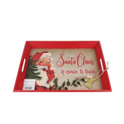 Karácsonyi fa tálca CHRISTMAS - több változat Változat: Santa Claus