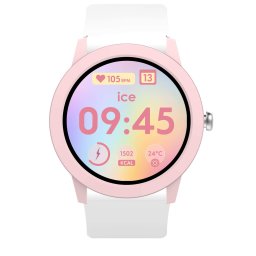 ICE smart junior RD 3.0 - 1.19 AMOLED - Rózsaszín fehér, gyerek okosóra - 39 mm (025248)