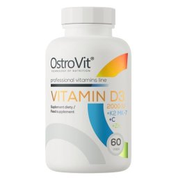 OstroVit Vitamin D3/2000 NE+K+Cink Extra Immun