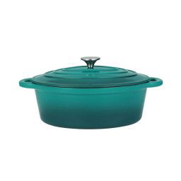 Perfect Home Öntöttvas kacsasütő 30cm 4.2 literes zománcozott türkiz 16639