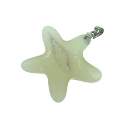 Botswanai achát druza medál