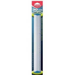MAPED Vonalzó, alumínium, 30 cm, MAPED "Protect System"