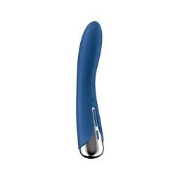 Satisfyer Spinning Vibe 1 - forgó fejes G-pont vibrátor (kék)