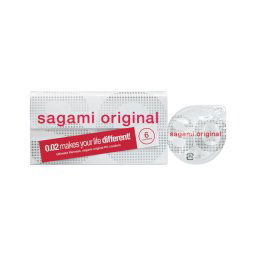 Sagami Original 0.02 - óvszer - 55mm (6db)