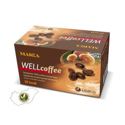 Ganoderma gomba kivonatot tartalmazó 100% arabica instant kávé - MAKKA WELLcoffee