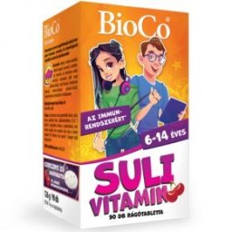 BioCo Suli-Vitamin cseresznye ízű rágótabletta - 90db