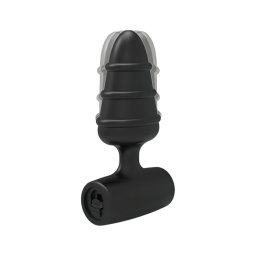 Love Plug - mini anál vibrátor kezdőknek (fekete)