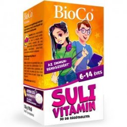 BioCo Suli-Vitamin citrom ízű rágótabletta - 90db