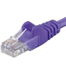 PremiumCord Patch kábel UTP RJ45-RJ45 CAT6 1, 5m lila