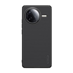 NILLKIN SUPER FROSTED PRO műanyag telefonvédő (ütésállóság, gumírozott, érdes felület) FEKETE Xiaomi Poco F7 Pro