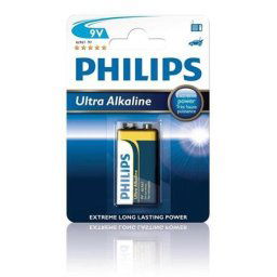 Philips akkumulátor 9V ExtremeLife , lúgos - 1db