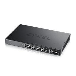 Zyxel XGS2220-30, L3 hozzáférési switch, 24x1G RJ45 2x10mG RJ45, 4x10G SFP Uplink, 1 év NebulaFlex Pro szolgáltatással együtt