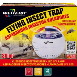 Weitech ventillátoros beltéri rovarcsapda 30m2