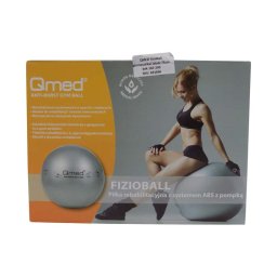 QMED fizioball gimnasztikai labda 75cm kék 185-200 - 1x
