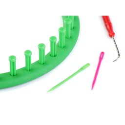Műanyag keret sál, sapka kötésre Ø24 cm
