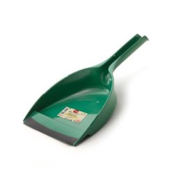 Fass Natural Green szemeteslapát gumi éllel zöld, nyélre pattintható