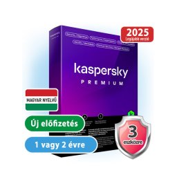 Kaspersky Premium (Total Security 2026) 3 eszközre 2 évre