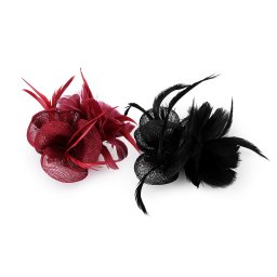 Fascinator / virág bross tollal