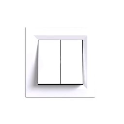 Nova csillárkapcsoló 10A 250V 105 fehér kerettel