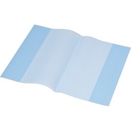 PANTA PLAST Füzet- és könyvborító, A5, PP, 80 mikron, narancsos felület, PANTA PLAST, kék