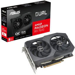 AMD Radeon RX 7600 8GB GDDR6 Asus DUAL-RX7600-O8G-EVO videokartya