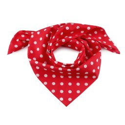 Pöttyös pamut kendő 70×70 cm – retro stílusú unisex sál