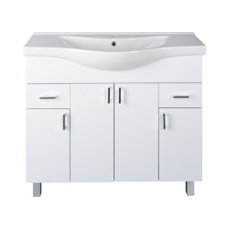 VivaStyle EKONOMIK 100 lábon álló fürdőszobabútor Sanovit ALBATROS 10100 mosdókagyló 99,5x46,5cm