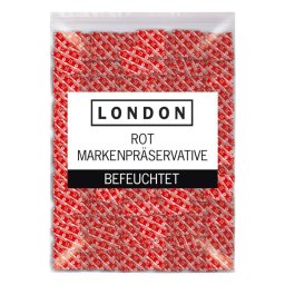 London - epres ízesítésű latex óvszer (1000 db)
