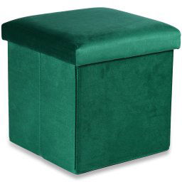 Zöld összecsukható ülőke CUBEXO VELVET M