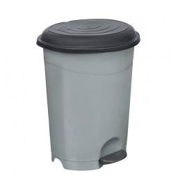 Planet Pedálos szemetes kuka, műanyag, ECO antracit, kivehető kosárral, 22L