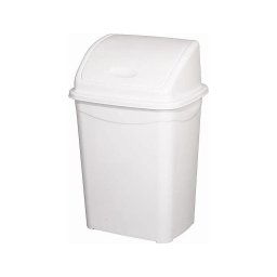 Planet Billenőfedeles szemetes kuka, műanyag, luxury fehér, 16 L