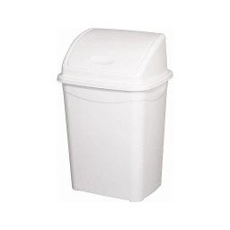 Planet Billenőfedeles szemetes kuka, műanyag, luxury fehér, 9 L