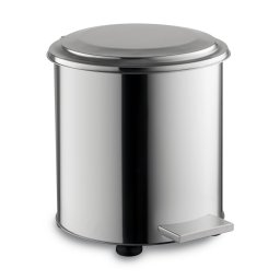 Rozsdamentes Ipari pedálos szemetes, 40L, fényes