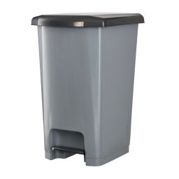 Planet Pedálos szemetes kuka SLIM, műanyag, ECO antracit, 25L