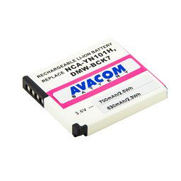 AVACOM akkumulátor a Panasonic DMW-BCK7 Li-Ion 3.6V 700mAh 2.5Wh akkumulátorhoz