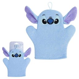 Lilo & Stitch kék textil frotír fürdőkesztyű