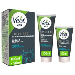 Veet - intim szőrtelenítő krém és balzsam férfiaknak (100 ml+50 ml)