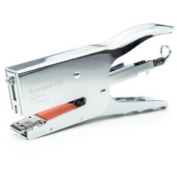 RAPESCO Tűzőgép, kézi, 24/8, 45 lap, fém, RAPESCO "Porpoise ONE", króm