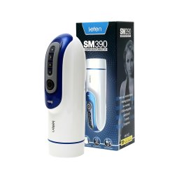 Leten SM390 - nyögő, melegítő maszturbátor (fehér)