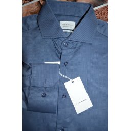 Eterna Meisterhaft 1863 modern fit sötétkék szőttes ing, 38