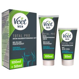 Veet - intim szőrtelenítő krém és balzsam férfiaknak (100 ml+50 ml)