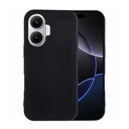 Szilikon telefonvédő (matt) FEKETE Xiaomi Poco F7