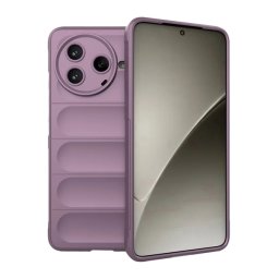 Szilikon telefonvédő (ütésállóság, kameravédő, 3D) LILA Xiaomi Poco F7 Pro