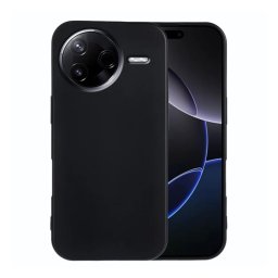 Szilikon telefonvédő (matt) FEKETE Xiaomi Poco F7 Pro