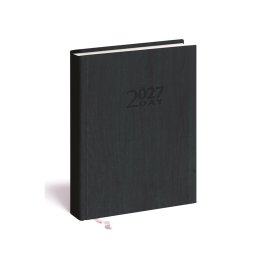 Határidőnapló 2day B/6, kétnapos beosztás + jegyzetlap zöld Realsystem 2027.