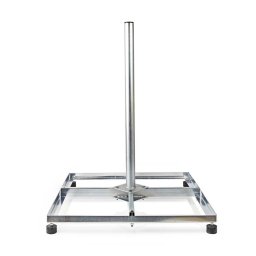 antennatartó állvány lapos tetőre + 80cm árbóc rúd 4 kocka hellyel