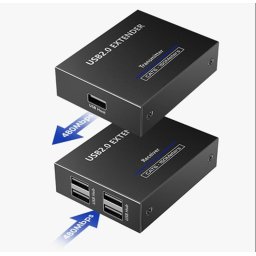 PremiumCord 4 portos USB 2.0 hosszabbító Cat5/Cat5e/Cat6-on keresztül akár 150m-re is